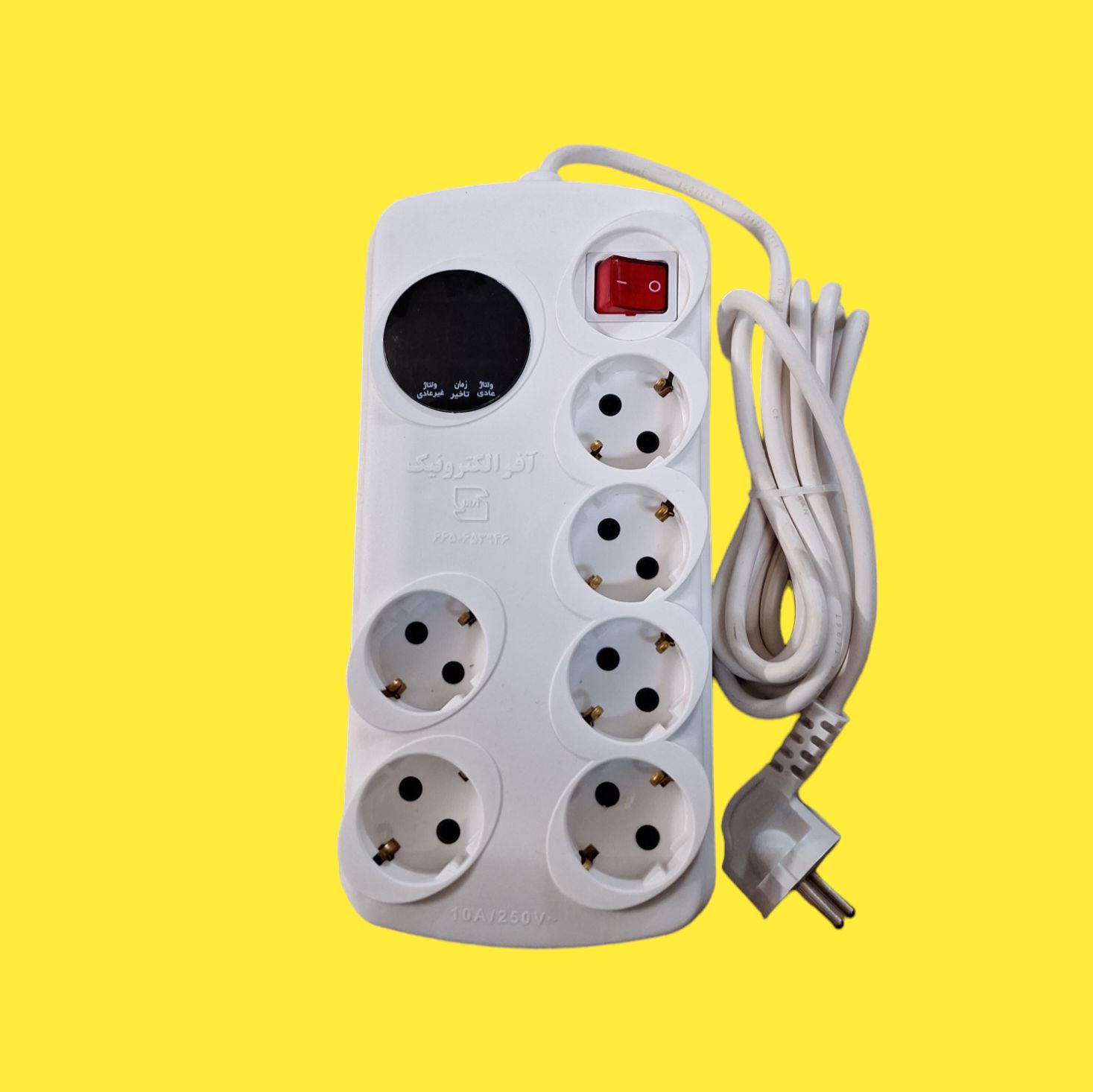 -2147483648_-210407 محافظ صوتی و کامپیوتر شش خانه ارت دار افر دیجیتال1.80متری - Image 1