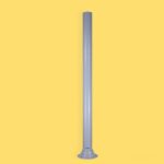 پایه چراغ لوله پارکی و حیاطی فلزی یک متری